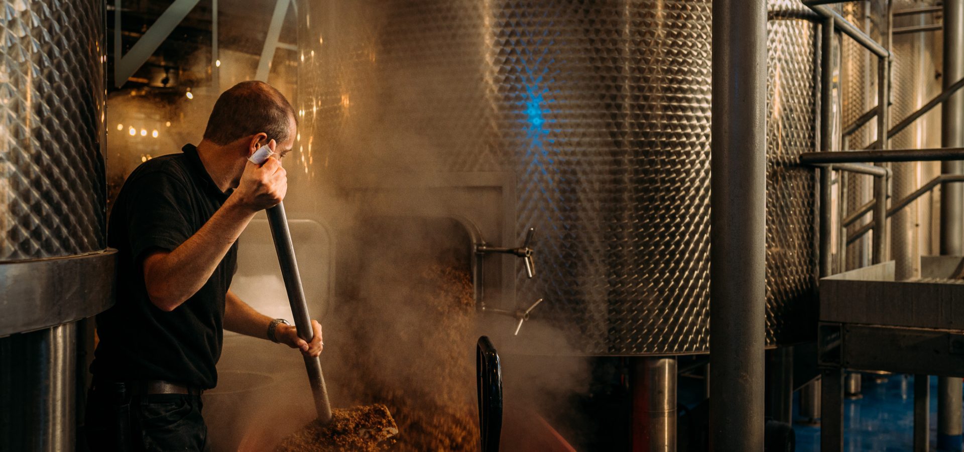 Inside Bowland Brewery