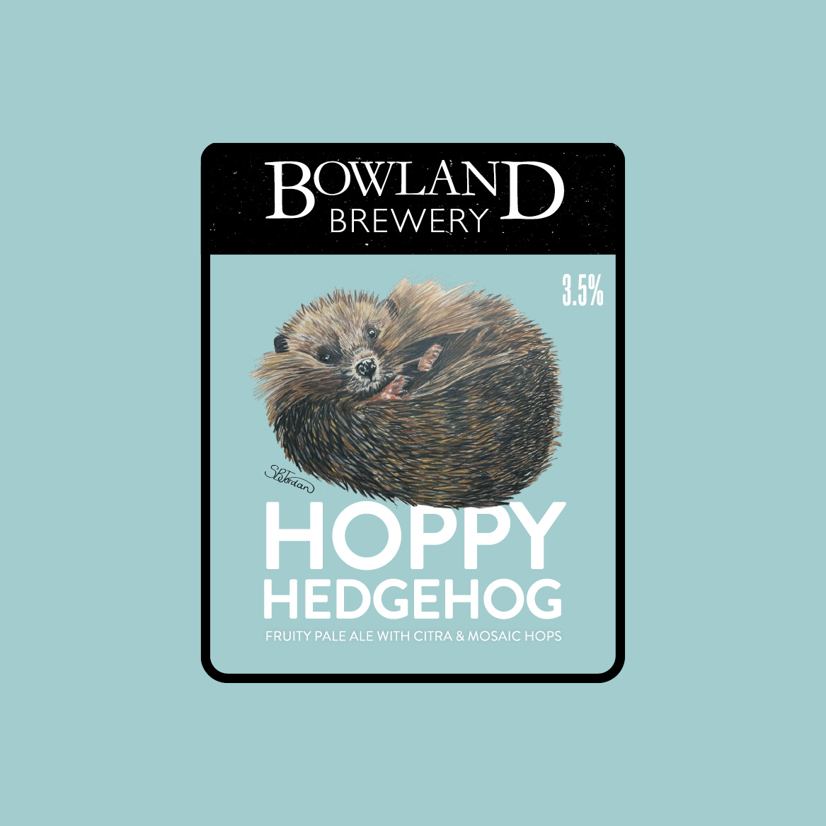 Seasonal Ale Hoppy Hedgehog from Bowland Brewery